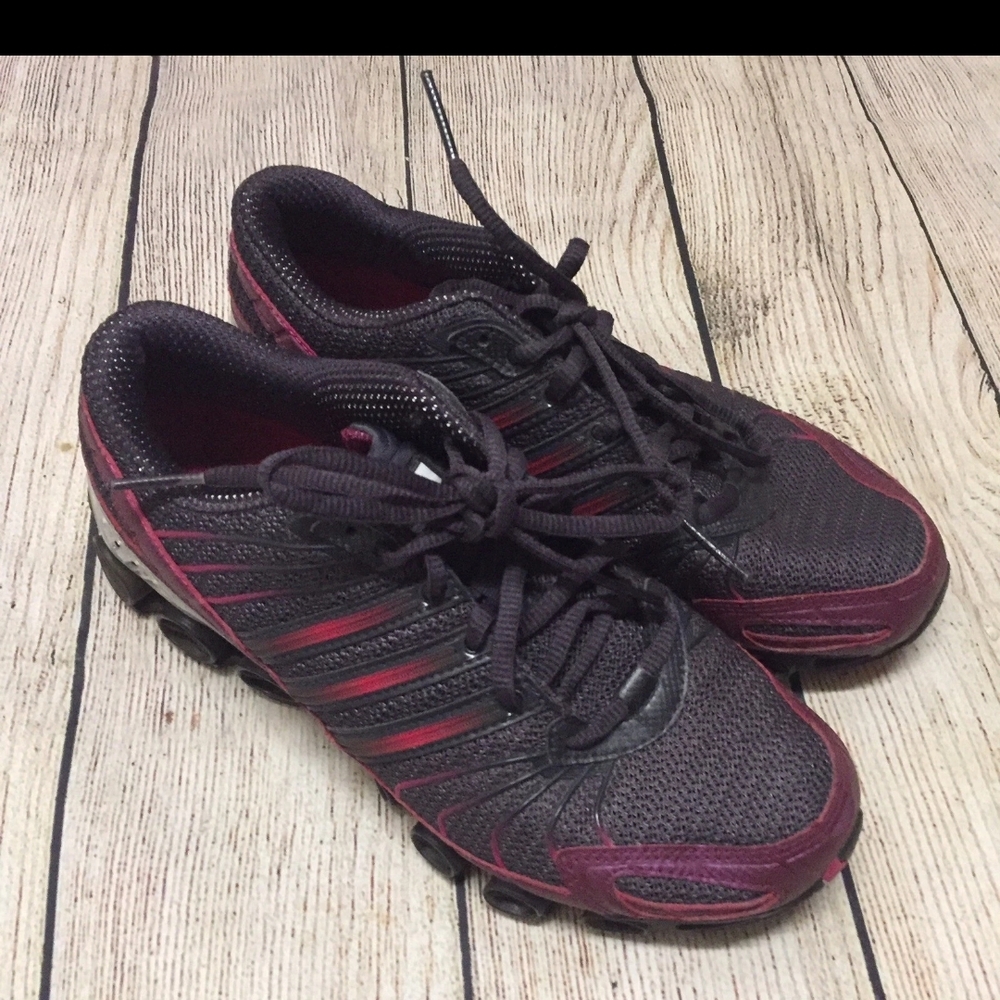 Adidas Boost Black & Purple Running Cross Trainers CLU 600001 Mens Size 6